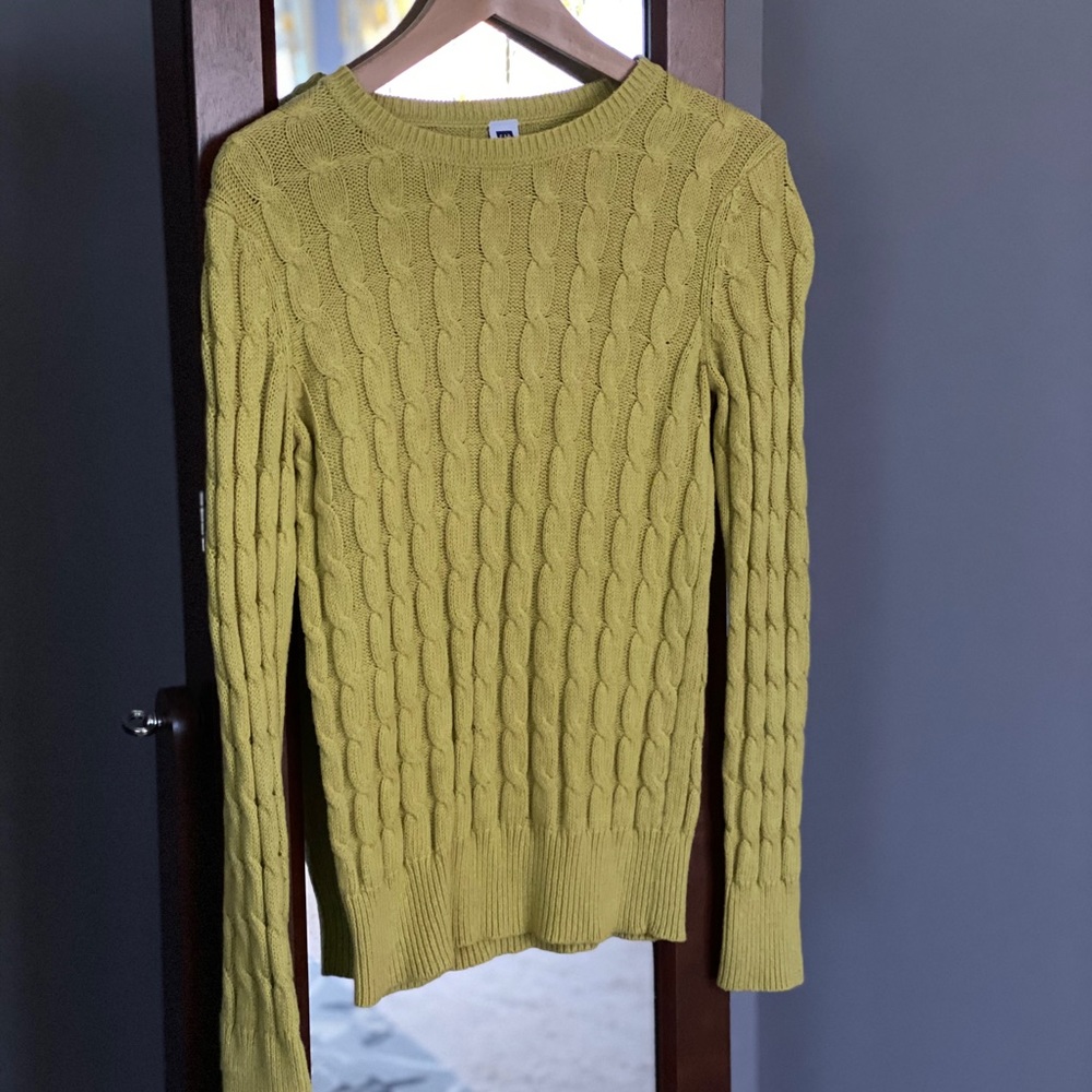 Lime green sweater